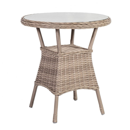 Garden Table East Tenby | size: Length: 73cm, Width: 65cm, Height: 73cm | color: Beige | image: 1 | variant: 1005169