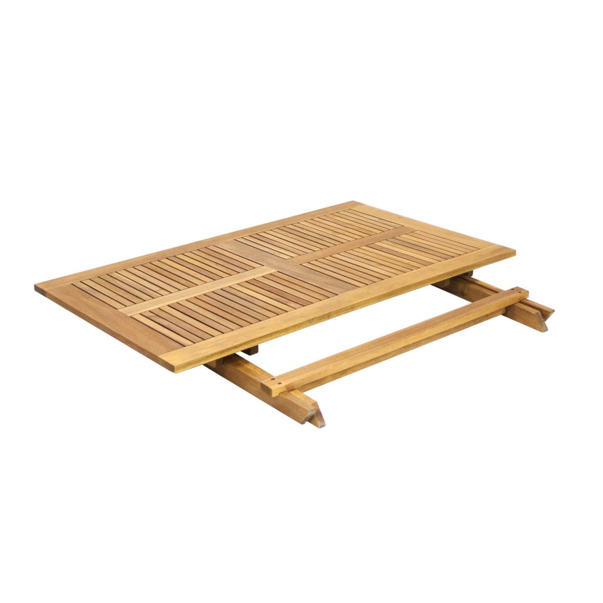 Garden Table East Warwick | size: Length: 110cm, Width: 75cm, Height: 72cm | color: Natural | image: 2 | variant: 1004881