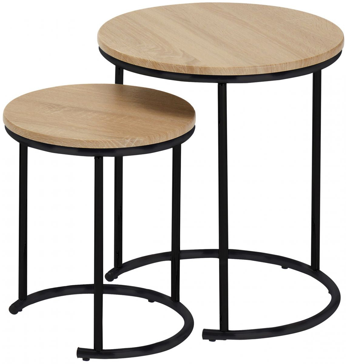 Garden Table Elto | size: Height: 50cm, Diameter: 44.5cm | color: Brown | image: 1 | variant: 1012239