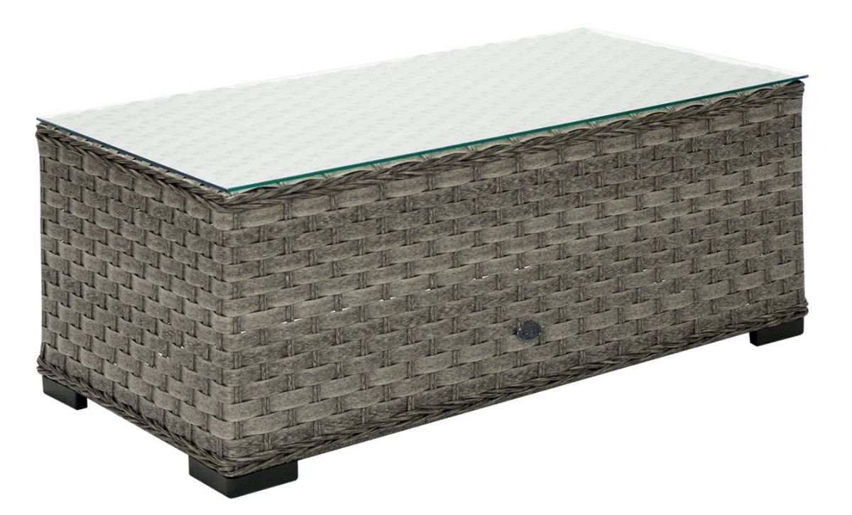 Garden Table Geneva | size: Length: 105cm, Width: 51cm, Height: 39cm | color: Gray | image: 0 | variant: 1011663