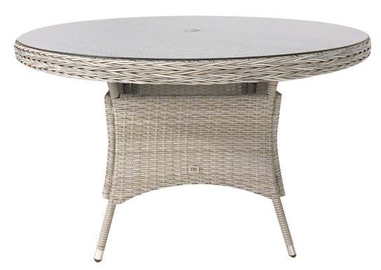 Garden Table Kirkwall | size: Length: 121cm, Width: 121cm, Height: 75cm, Diameter: 121cm | color: Gray | image: 2 | variant: 1005771