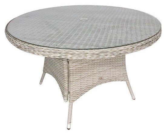 Garden Table Kirkwall | size: Length: 121cm, Width: 121cm, Height: 75cm, Diameter: 121cm | color: Gray | image: 3 | variant: 1005771
