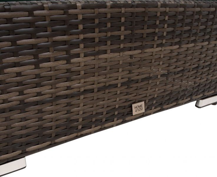 Garden Table Newbury | size: Length: 71cm, Width: 71cm, Height: 30cm | color: Brown | image: 3 | variant: 1000602