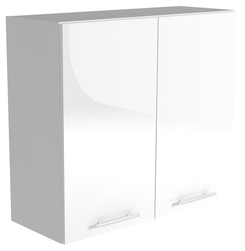 Hanging Cabinet Vento 7 | size: Width: 80cm, Height: 30cm, Depth: 72cm | color: White | image: 1 | variant: 1000120