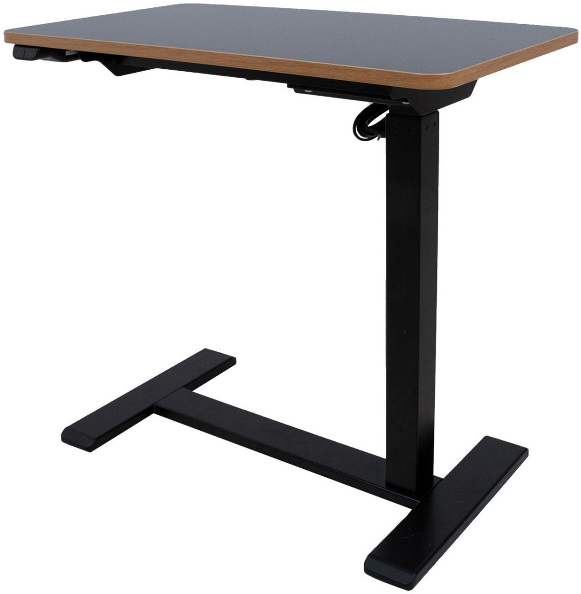 Height Adjustable Desk Bologna | size: Length: 40cm, Width: 70cm, Height: 103cm | color: Black / Black | image: 0 | variant: 1005919