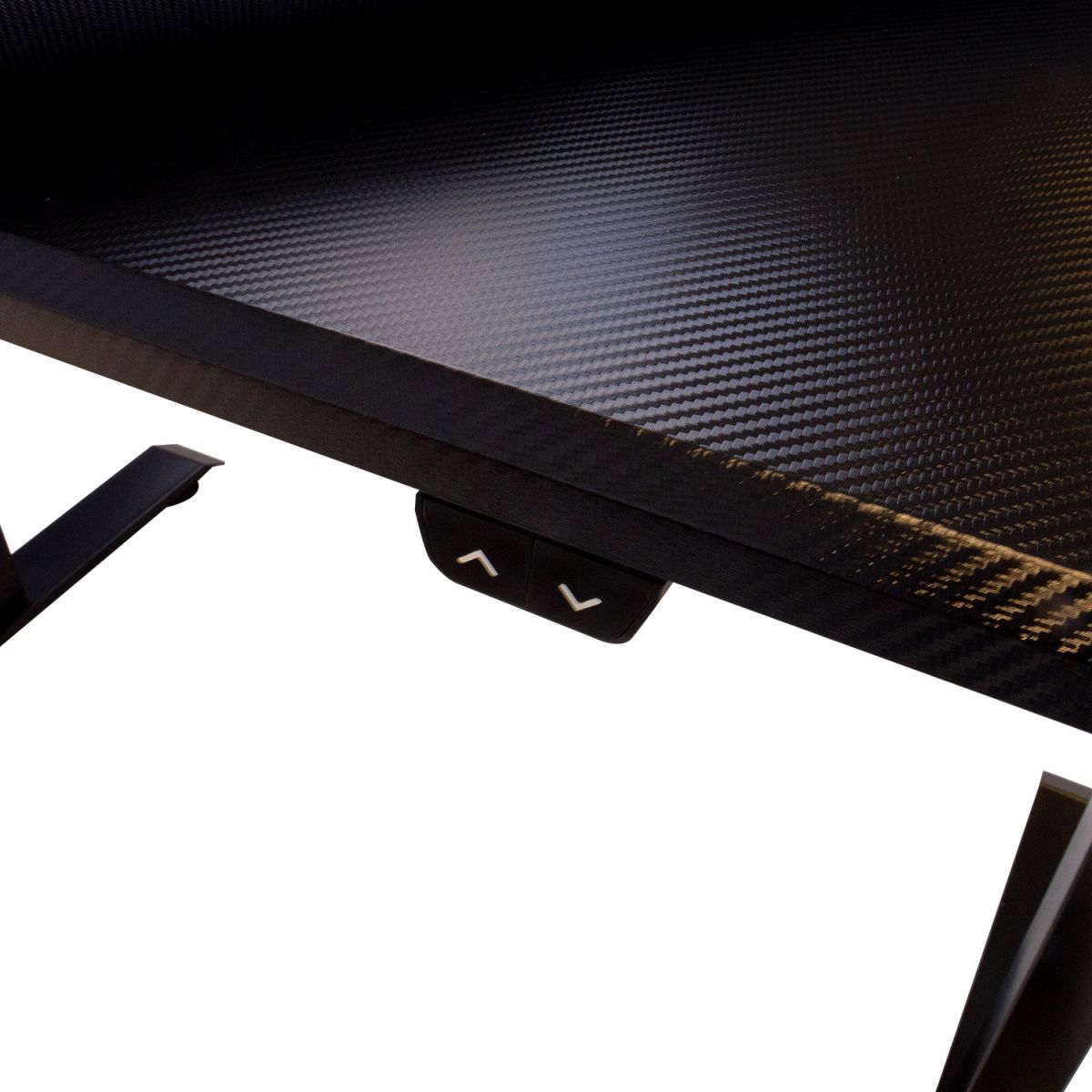 Height Adjustable Desk East Vantaa | size: Length: 70cm, Width: 140cm, Height: 121cm | color: Black / Black | image: 8 | variant: 1005906