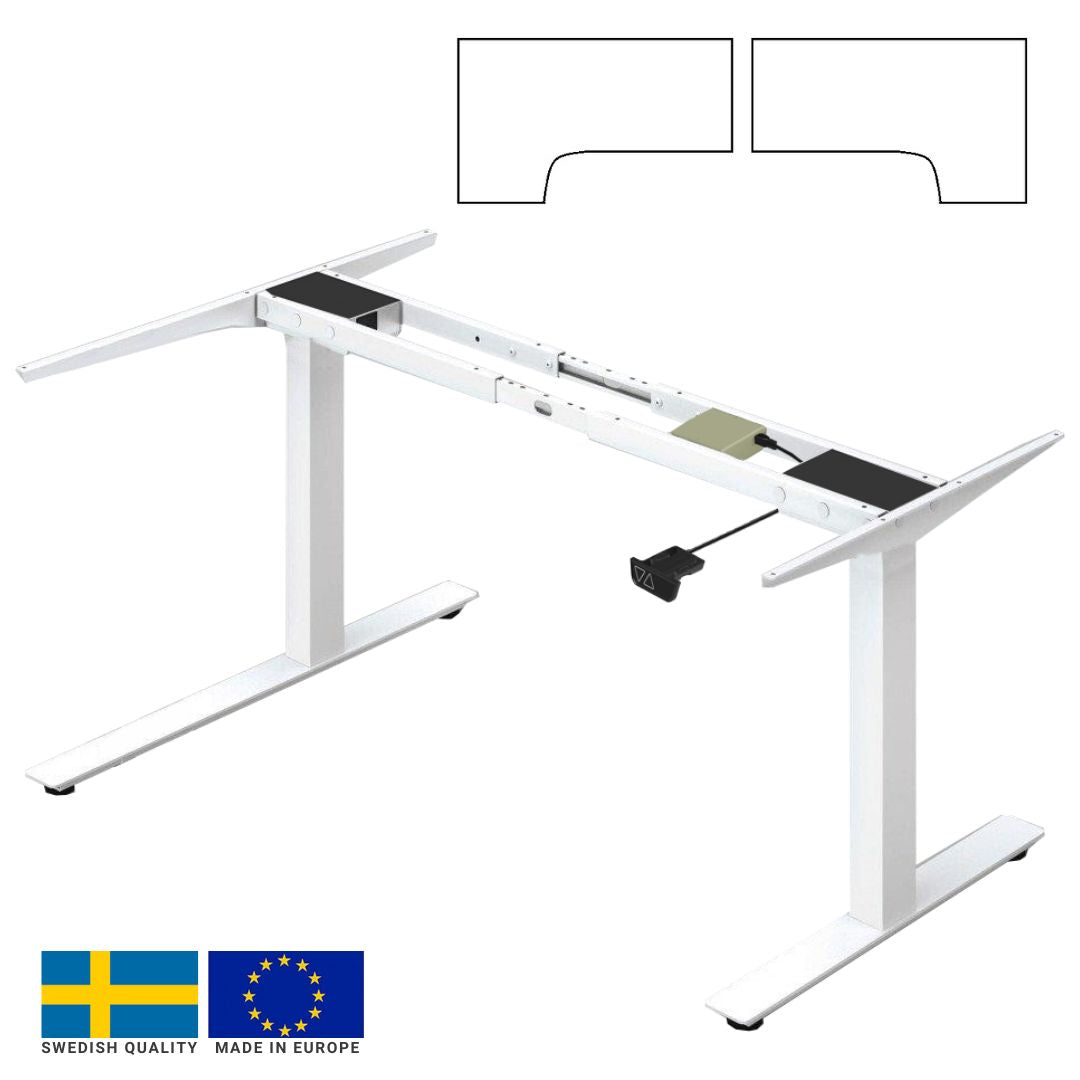 Height Adjustable Table Legs East St Albans | color: White | image: 0 | variant: 1004753