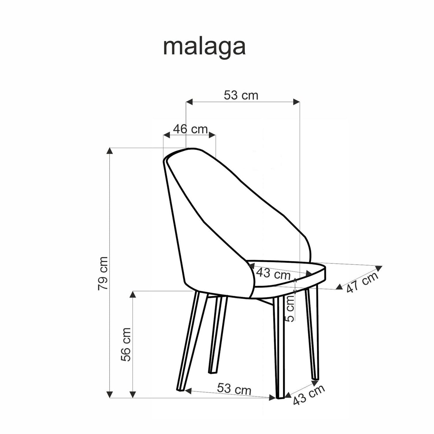 Kitchen Chair Angers | size: Width: 50cm, Height: 79cm, Depth: 53cm | color: Red | image: 7 | variant: 1002610