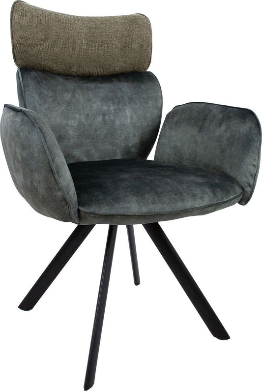 Kitchen Chair Bromley | size: Width: 63cm, Height: 89cm, Depth: 55cm | color: Green | image: 1 | variant: 1000814