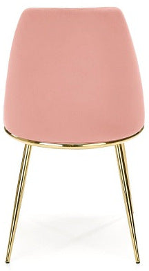 Kitchen Chair Cairo | size: Width: 49cm, Height: 84cm, Depth: 54cm | color: Pink | image: 5 | variant: 1002427
