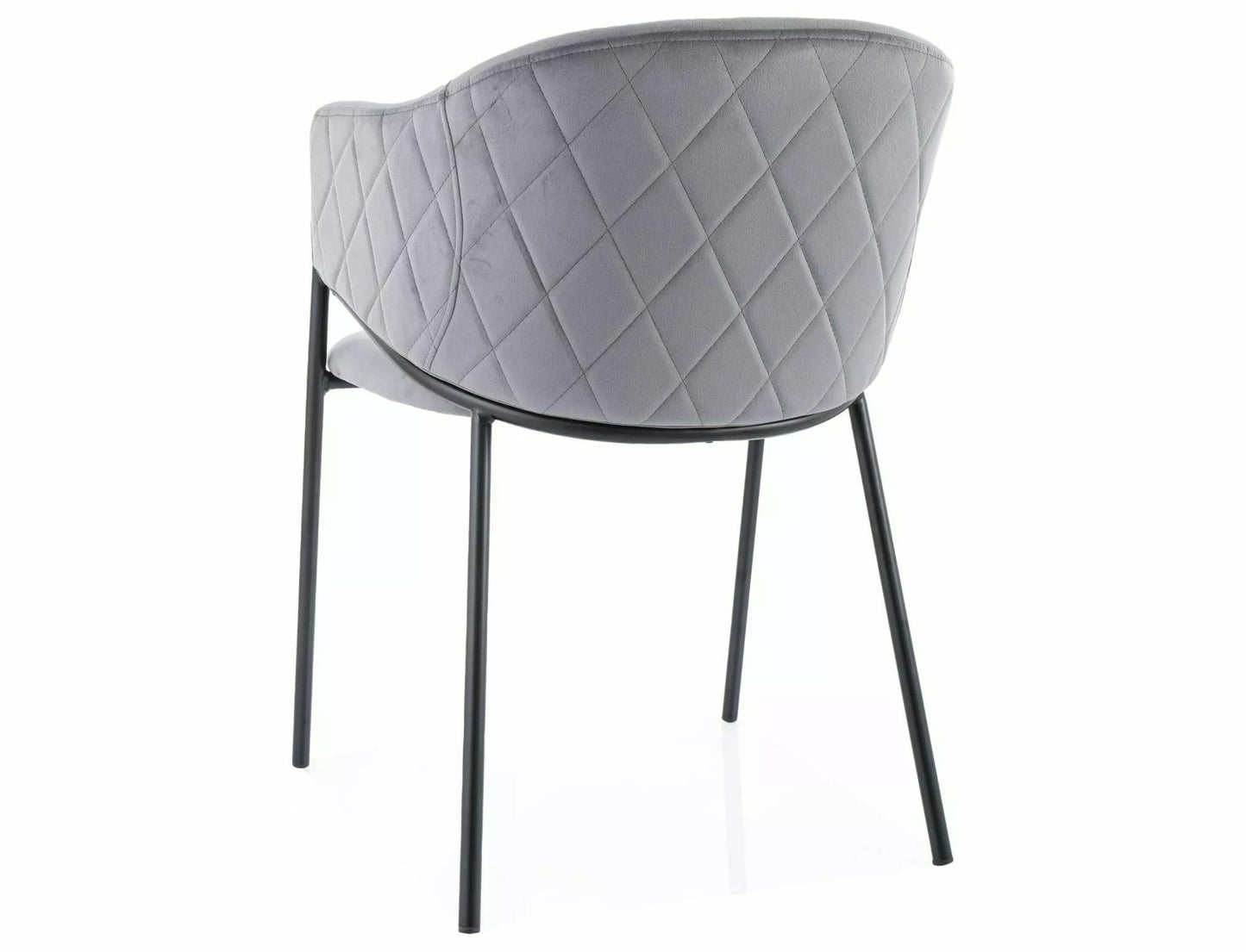 Kitchen Chair Canberra | size: Width: 55cm, Height: 77cm, Depth: 44cm | color: Gray | image: 2 | variant: 1003938