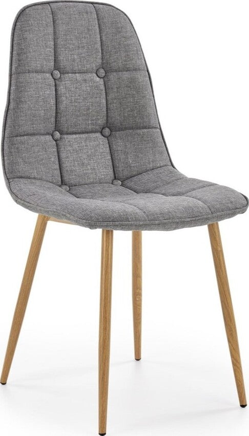 Kitchen Chair East Salford | size: Width: 44cm, Height: 87cm, Depth: 56cm | color: Gray | image: 1 | variant: 1006937