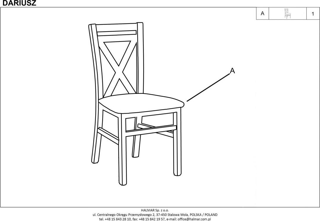 Kitchen Chair Garabr | size: Width: 45cm, Height: 90cm, Depth: 49cm | color: Brown | image: 5 | variant: 1002109