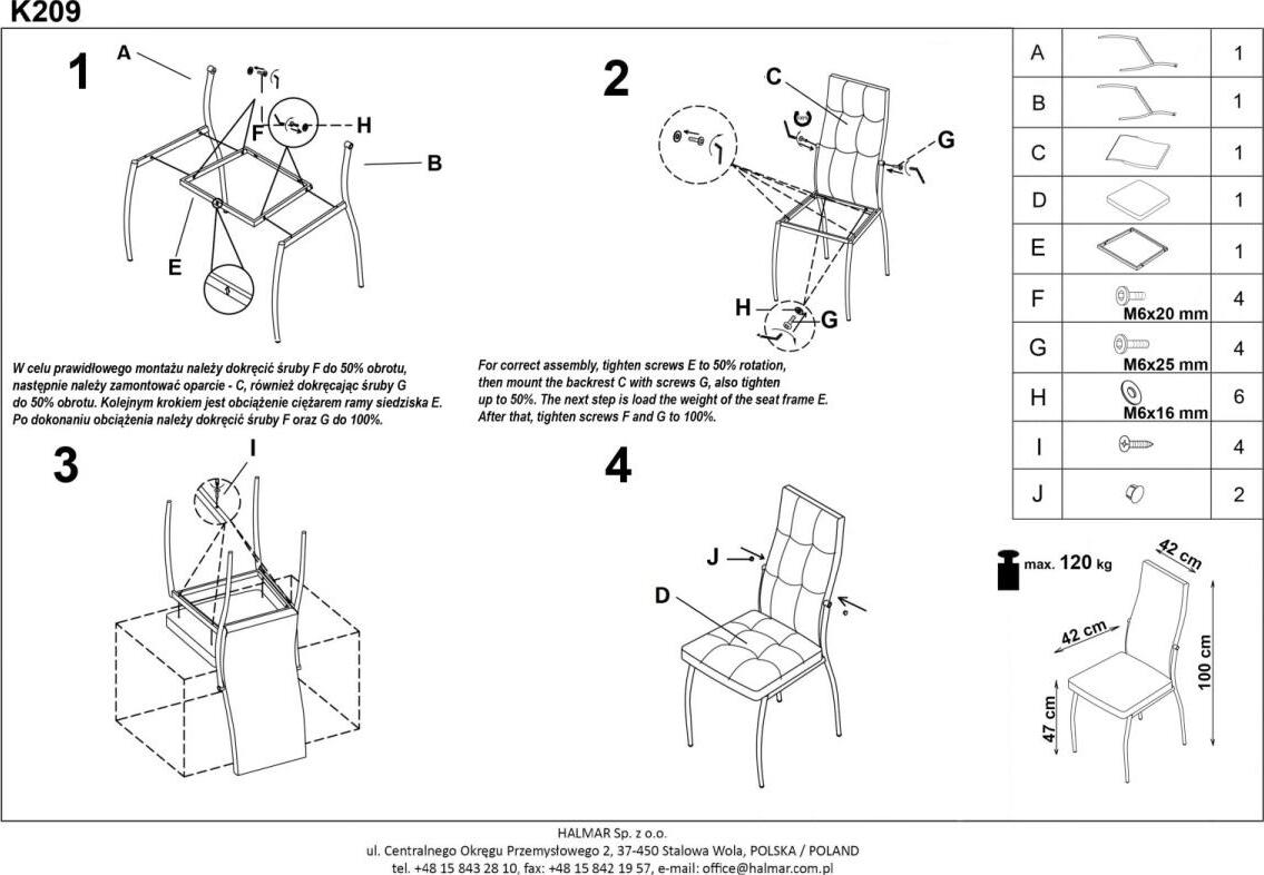 Kitchen Chair Haapsalu | size: Width: 42cm, Height: 100cm, Depth: 42cm | color: Beige | image: 4 | variant: 1002171