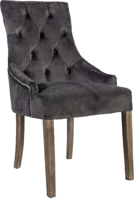 Kitchen Chair Holmes 1 | size: Width: 53cm, Height: 94cm, Depth: 63cm | color: Gray | image: 1 | variant: 1011719