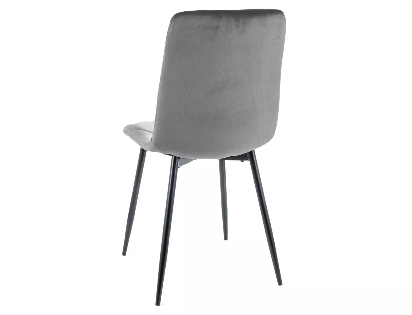 Kitchen Chair Hyderabad | size: Width: 45cm, Height: 91cm, Depth: 39cm | color: Gray | image: 1 | variant: 1003754