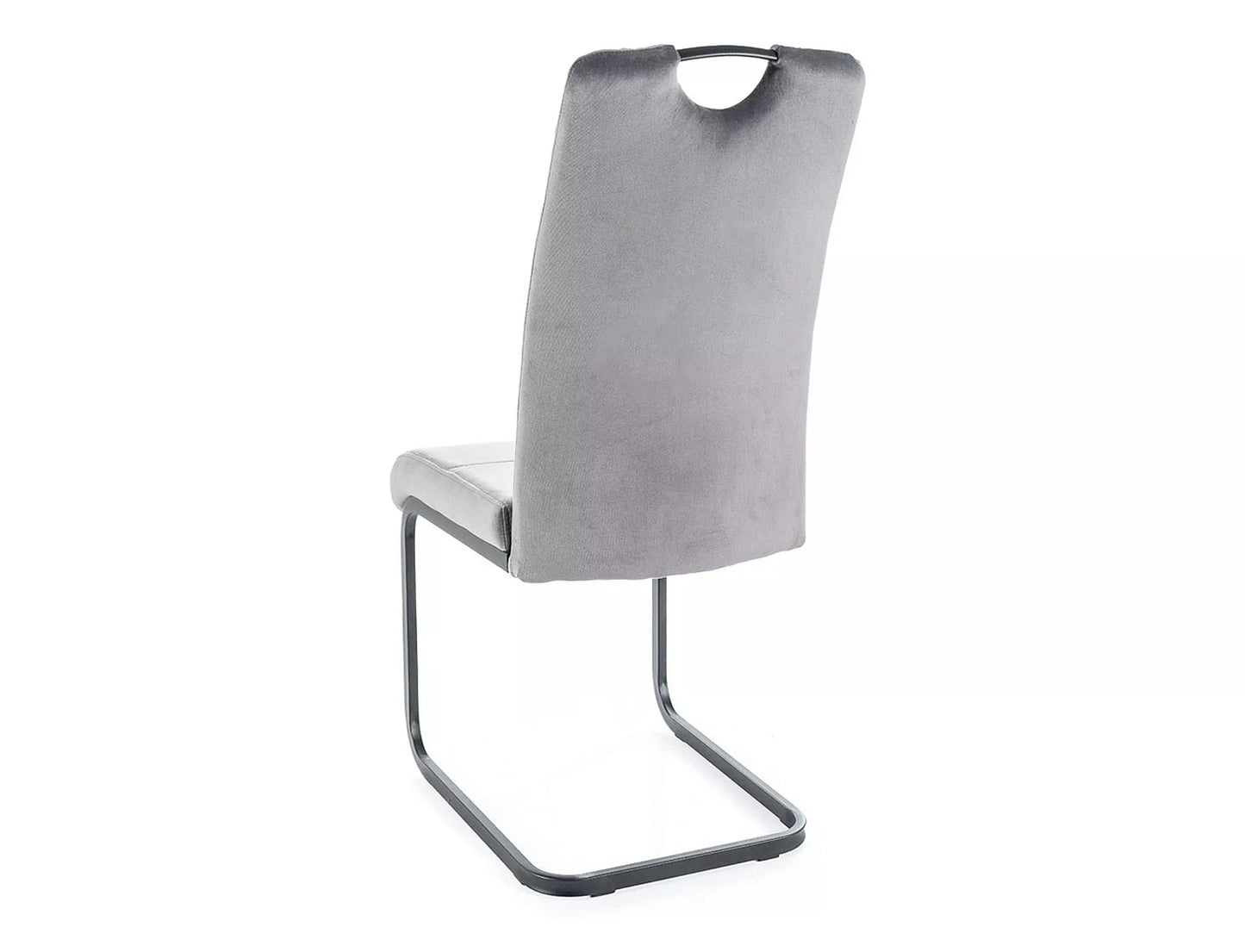 Kitchen Chair Izmir | size: Width: 43cm, Height: 101cm, Depth: 47cm | color: Gray | image: 1 | variant: 1003956