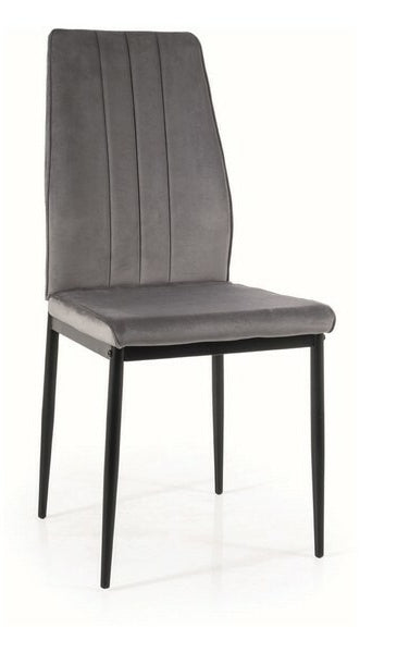 Kitchen Chair Kigali | size: Width: 44cm, Height: 93cm, Depth: 39cm | color: Gray | image: 0 | variant: 1003964