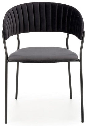 Kitchen Chair Larnaca | size: Width: 57cm, Height: 79cm, Depth: 54cm | color: Black | image: 2 | variant: 1002349