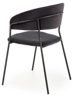 Kitchen Chair Larnaca | size: Width: 57cm, Height: 79cm, Depth: 54cm | color: Black | image: 5 | variant: 1002349