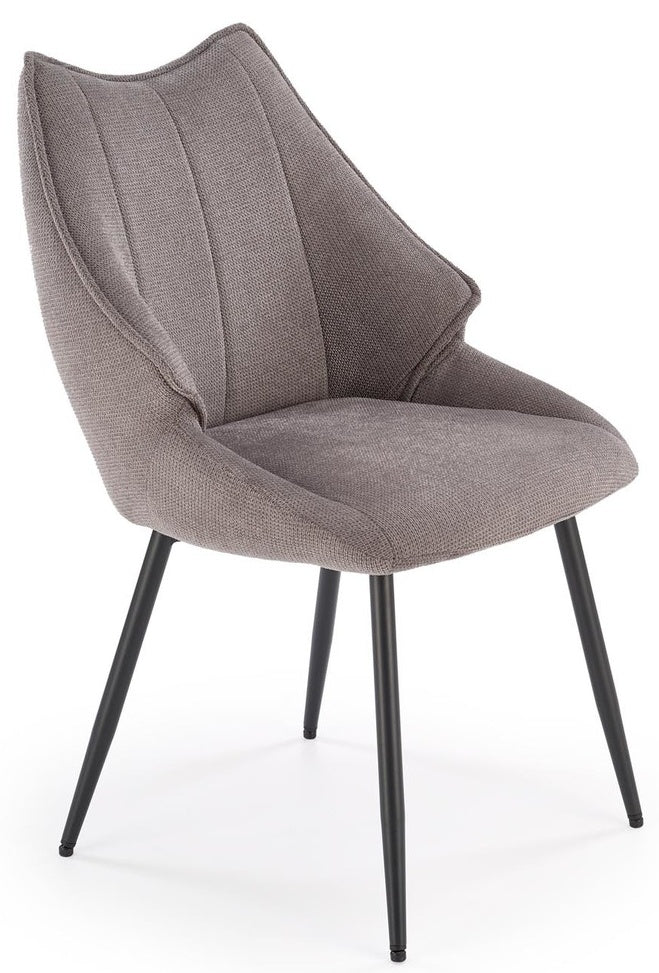 Kitchen Chair Le Mans | size: Width: 55cm, Height: 87cm, Depth: 60cm | color: Gray | image: 0 | variant: 1002623
