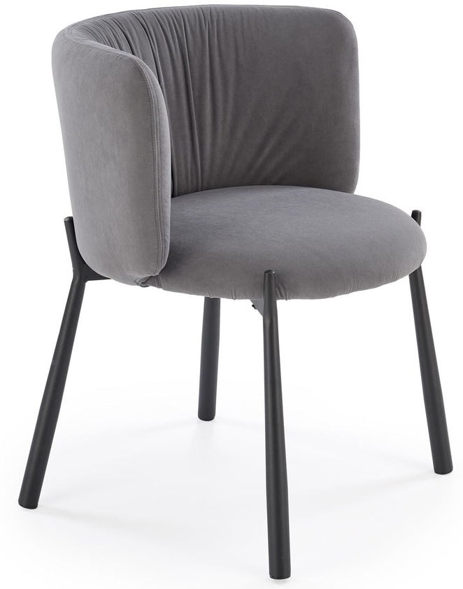 Kitchen Chair Limoges | size: Width: 60cm, Height: 76cm, Depth: 58cm | color: Gray | image: 0 | variant: 1002633