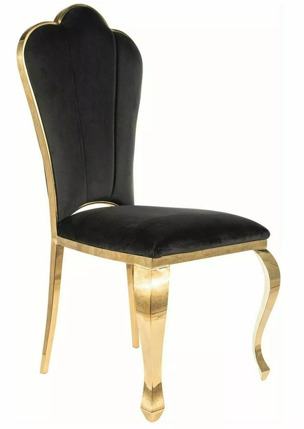 Kitchen Chair Margate | size: Width: 53cm, Height: 111cm, Depth: 46cm | color: Black | image: 0 | variant: 1007935