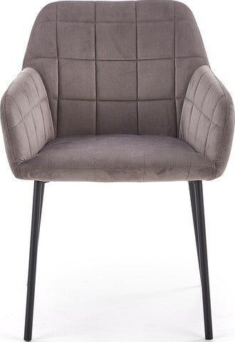 Kitchen Chair Panevezys | size: Width: 58cm, Height: 80cm, Depth: 57cm | color: Gray | image: 5 | variant: 1002229