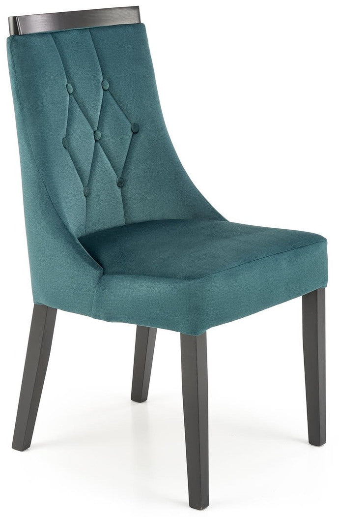 Kitchen Chair Royal-C | size: Width: 50cm, Height: 94cm, Depth: 61cm | color: Green | image: 1 | variant: 1016808