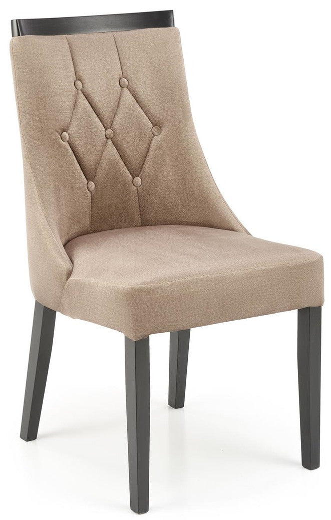 Kitchen Chair Royal | size: Width: 50cm, Height: 94cm, Depth: 61cm | color: Beige | image: 1 | variant: 1003473