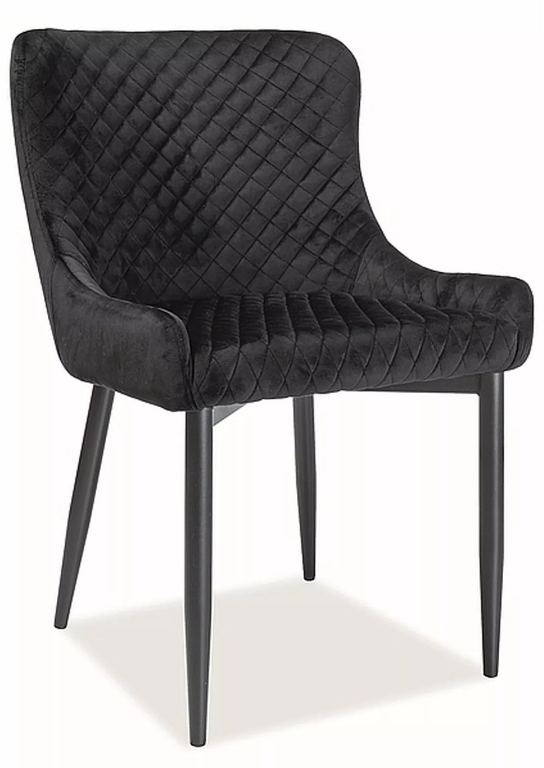Kitchen Chair Salvador | size: Width: 52cm, Height: 82cm, Depth: 45cm | color: Black | image: 0 | variant: 1003890