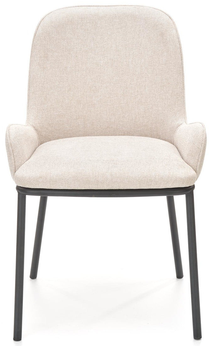 Kitchen Chair Tripoli | size: Width: 54cm, Height: 83cm, Depth: 60cm | color: Beige | image: 5 | variant: 1002437