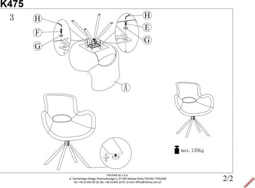 Kitchen Chair Tunis | size: Width: 59cm, Height: 81cm, Depth: 58cm | color: Beige | image: 9 | variant: 1002434