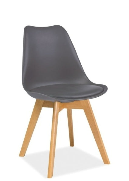 Kitchen Chair Ulaanbaatar | size: Width: 49cm, Height: 83cm, Depth: 41cm | color: Gray | image: 0 | variant: 1003823