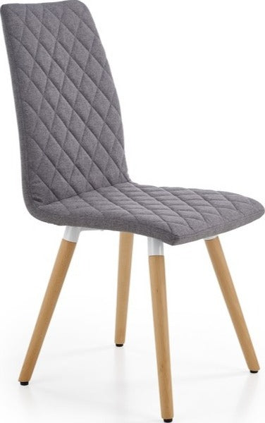 Kitchen Chair Valmiera | size: Width: 56cm, Height: 93cm, Depth: 44cm | color: Gray | image: 1 | variant: 1002202