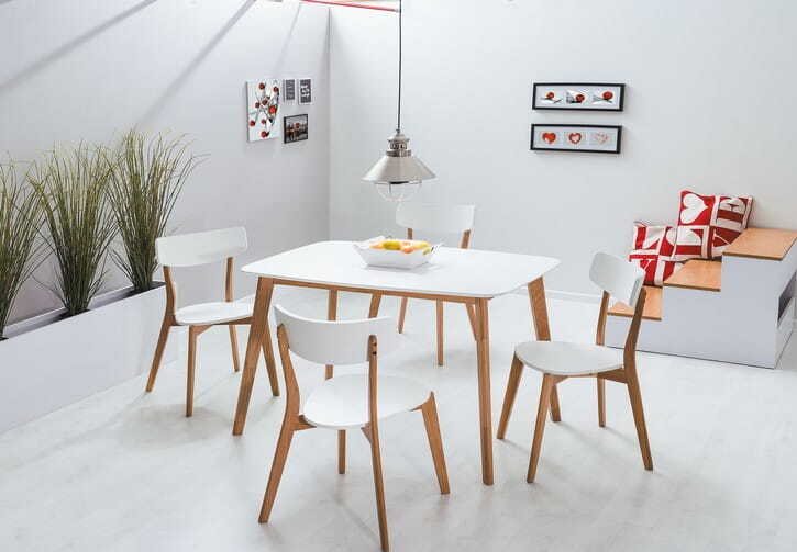 Kitchen Chair West Bordeaux | size: Width: 41cm, Height: 78cm, Depth: 44cm | color: White | image: 3 | variant: 1007706