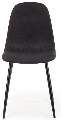 Kitchen Chair West Cardiff | size: Width: 43cm, Height: 87cm, Depth: 47cm | color: Black | image: 2 | variant: 1007443