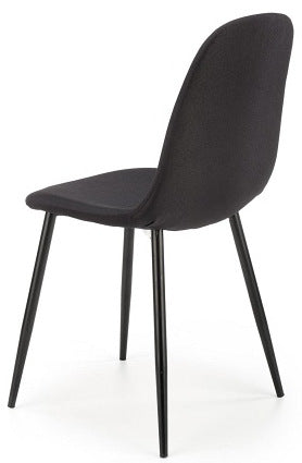 Kitchen Chair West Cardiff | size: Width: 43cm, Height: 87cm, Depth: 47cm | color: Black | image: 4 | variant: 1007443