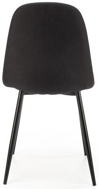 Kitchen Chair West Cardiff | size: Width: 43cm, Height: 87cm, Depth: 47cm | color: Black | image: 5 | variant: 1007443