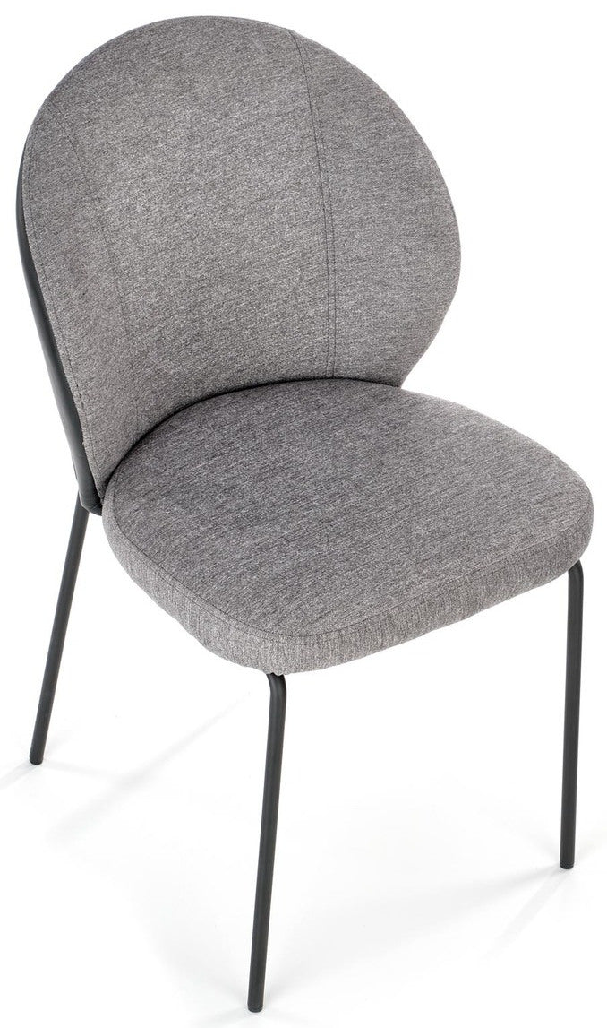 Kitchen Chair West Geneva | size: Width: 50cm, Height: 85cm, Depth: 58cm | color: Gray | image: 3 | variant: 1007456