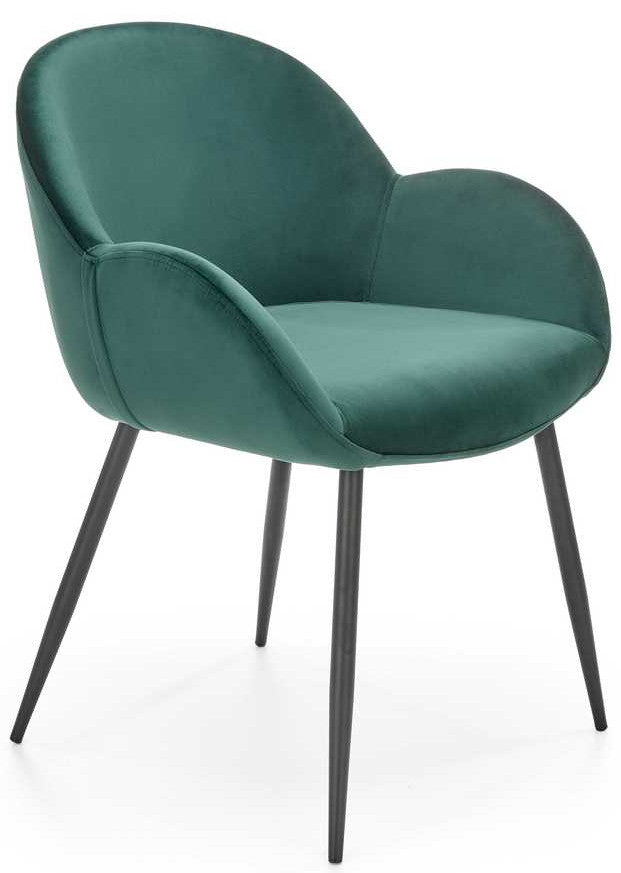 Kitchen Chair West Lausanne | size: Width: 59cm, Height: 79cm, Depth: 59cm | color: Green | image: 1 | variant: 1007458