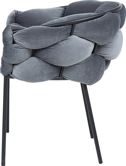 Kitchen Chair Xiamen | size: Width: 76cm, Height: 75cm, Depth: 40cm | color: Gray | image: 3 | variant: 1003797