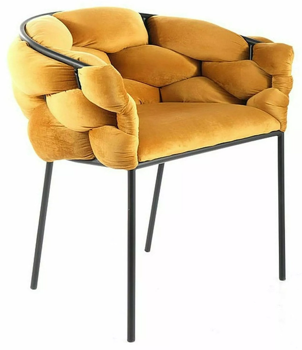 Kitchen Chair Xiamen | size: Width: 76cm, Height: 75cm, Depth: 40cm | color: Yellow | image: 0 | variant: 1003798