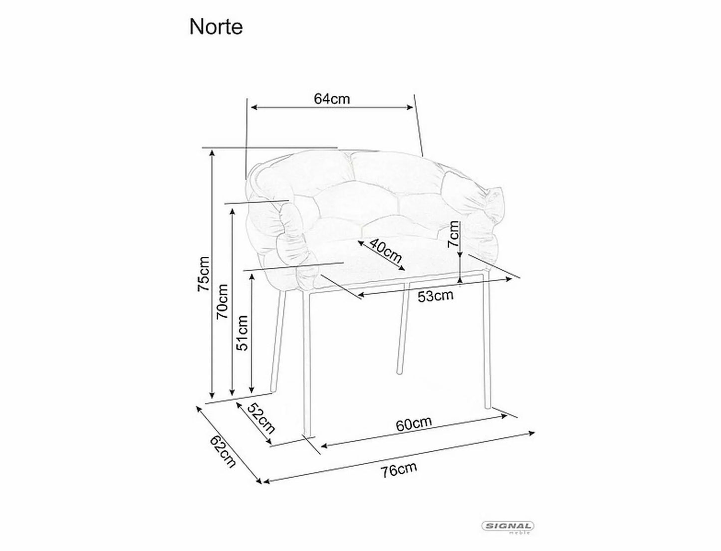 Kitchen Chair Xiamen | size: Width: 76cm, Height: 75cm, Depth: 40cm | color: Yellow | image: 5 | variant: 1003798