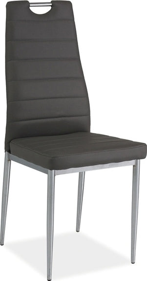 Kitchen Chair Yokohama | size: Width: 40cm, Height: 96cm, Depth: 38cm | color: Gray | image: 1 | variant: 1003614