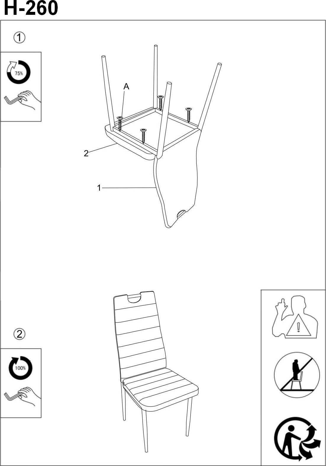 Kitchen Chair Yokohama | size: Width: 40cm, Height: 96cm, Depth: 38cm | color: Gray | image: 3 | variant: 1003614
