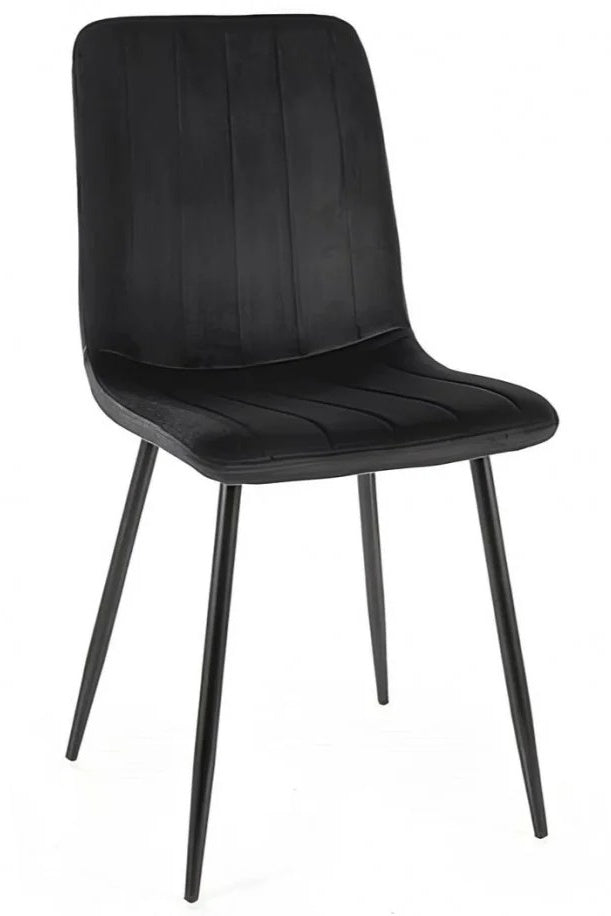 Kitchen Chair Zadar | size: Width: 45cm, Height: 91cm, Depth: 39cm | color: Black | image: 0 | variant: 1003991