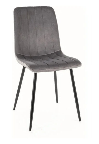 Kitchen Chair Zadar | size: Width: 45cm, Height: 91cm, Depth: 39cm | color: Gray | image: 0 | variant: 1003995