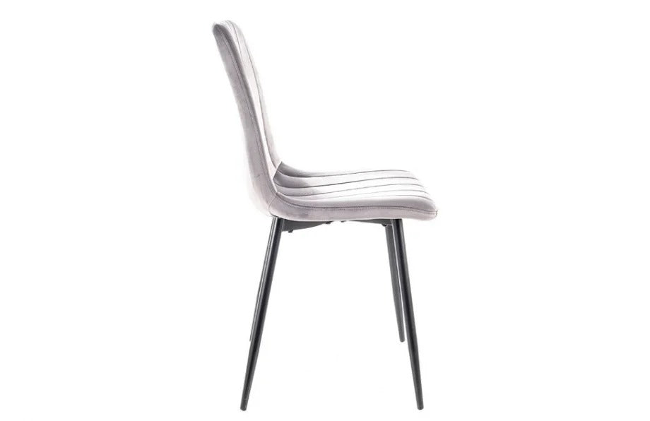 Kitchen Chair Zadar | size: Width: 45cm, Height: 91cm, Depth: 39cm | color: Gray | image: 2 | variant: 1003993