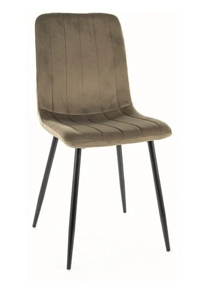 Kitchen Chair Zadar | size: Width: 45cm, Height: 91cm, Depth: 39cm | color: Olive | image: 0 | variant: 1003994